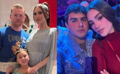 Saúl ‘Canelo’ Álvarez, arropado por su familia en su combate en Arabia Saudita