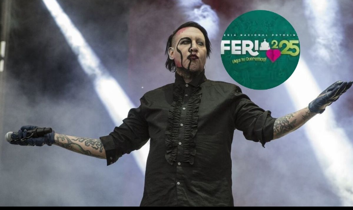 Marilyn Manson no fue corrido de San Luis Potosí: Se presentará en la FENAPO 2025