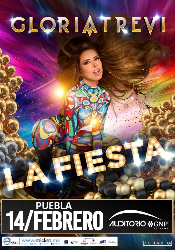 Gloria Trevi convierte Puebla en “La Fiesta”: gran show este 14 de febrero en el Auditorio GNP Seguros