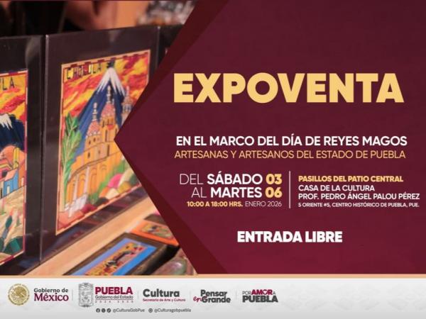 Gobernador Alejandro Armenta respalda Expoventa Artesanal por Día de Reyes en Casa de Cultura